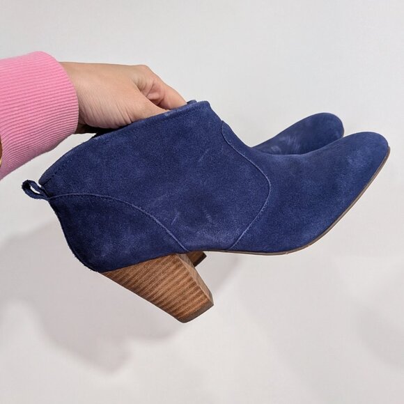 Report Suede Booties Blue Size 8 - Picture 4 of 6